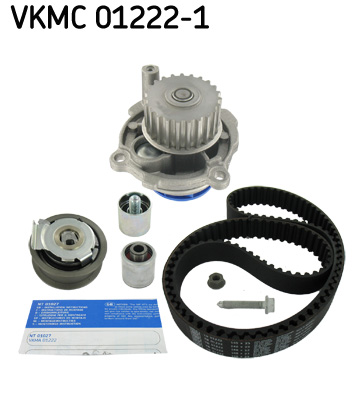 SKF VKMC 01222-1 Vezérlés készlet, fogasszíj szett (szíj+görgők+vízpumpa)